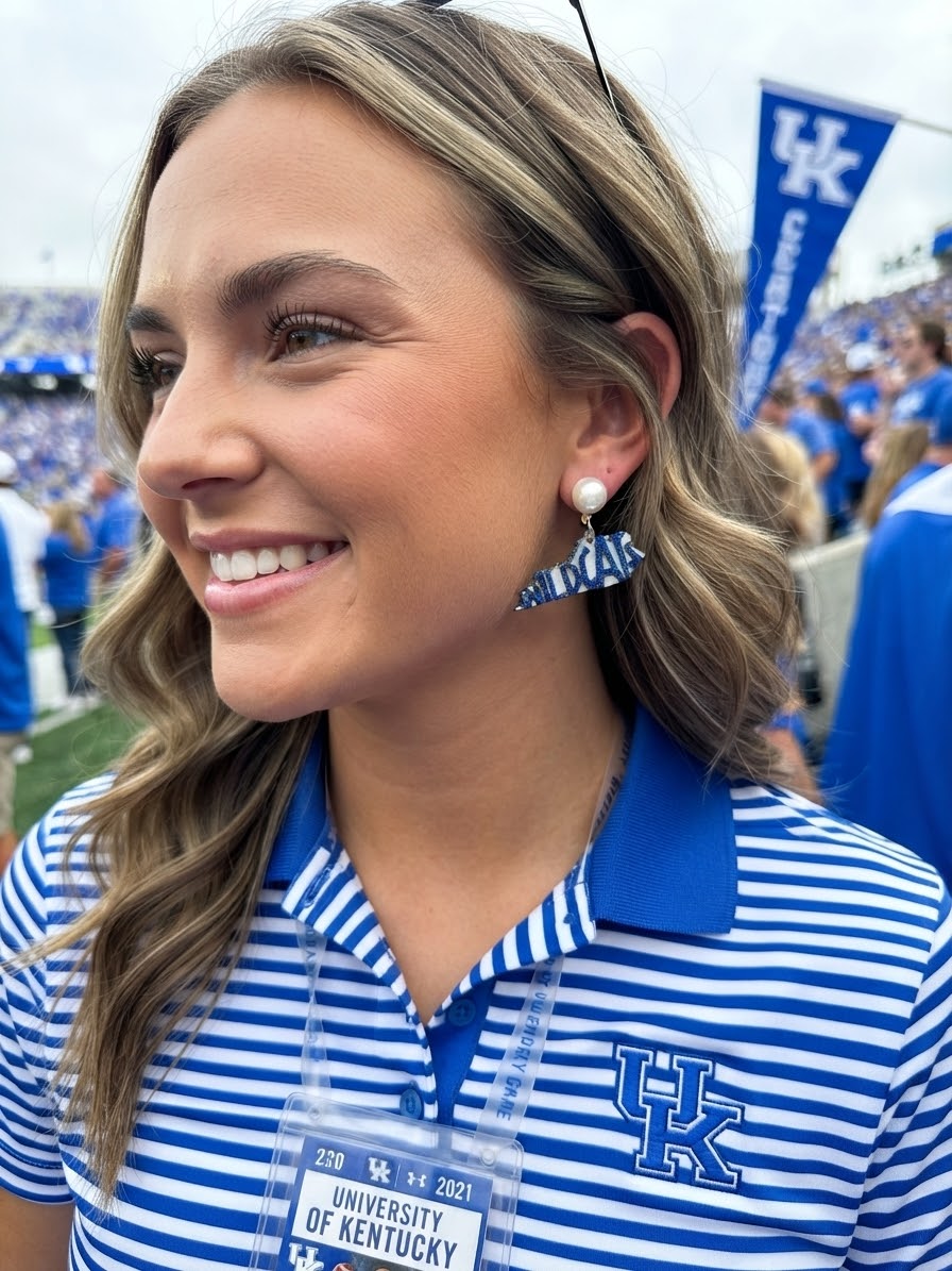 Wildcat Pearl Dangle Earrings