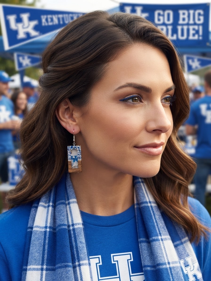 Kentucky Wood Earrings