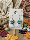 Ghost Polymer Clay Dangle Earrings