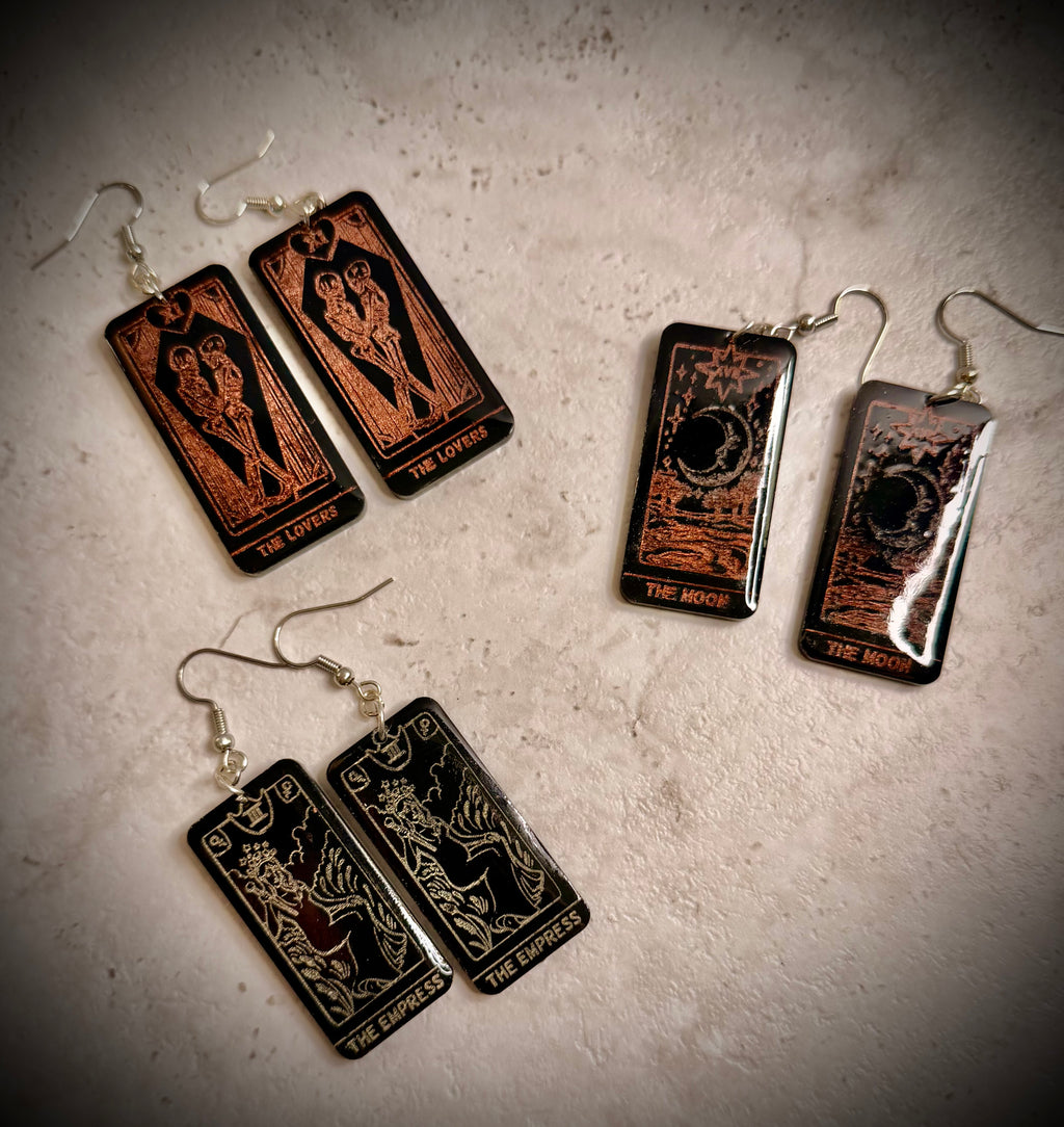 Tarot Card Earrings
