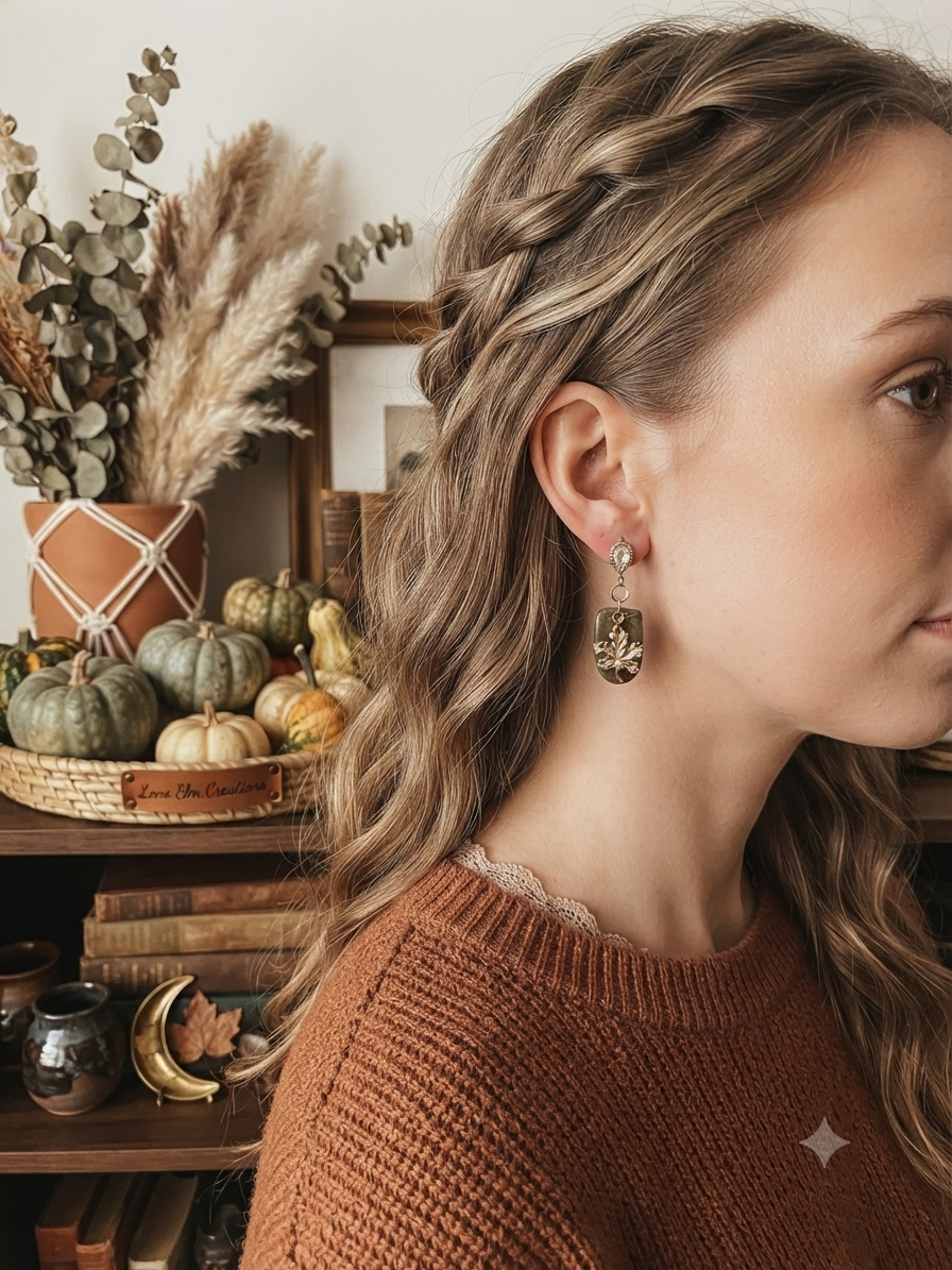Fall Polymer Clay Earrings