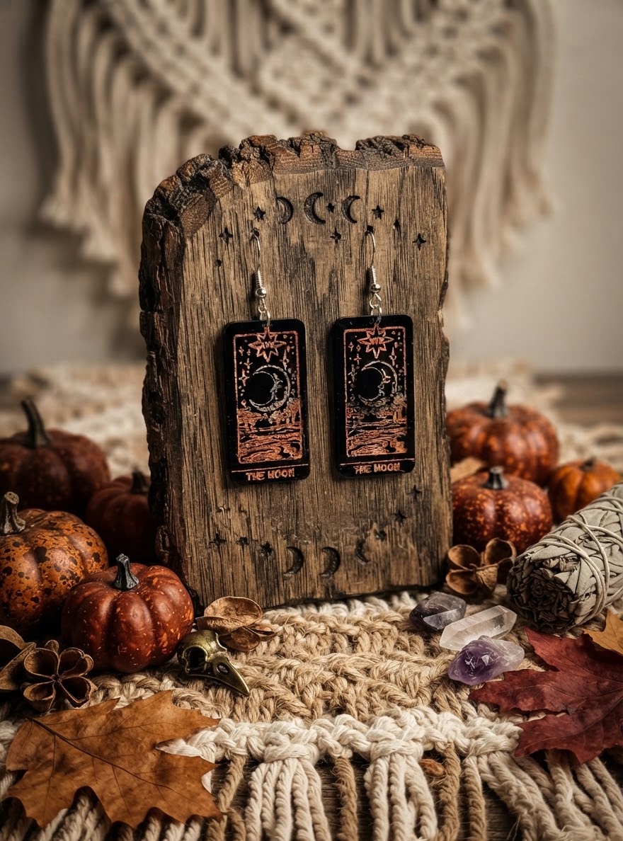 Tarot Card Earrings