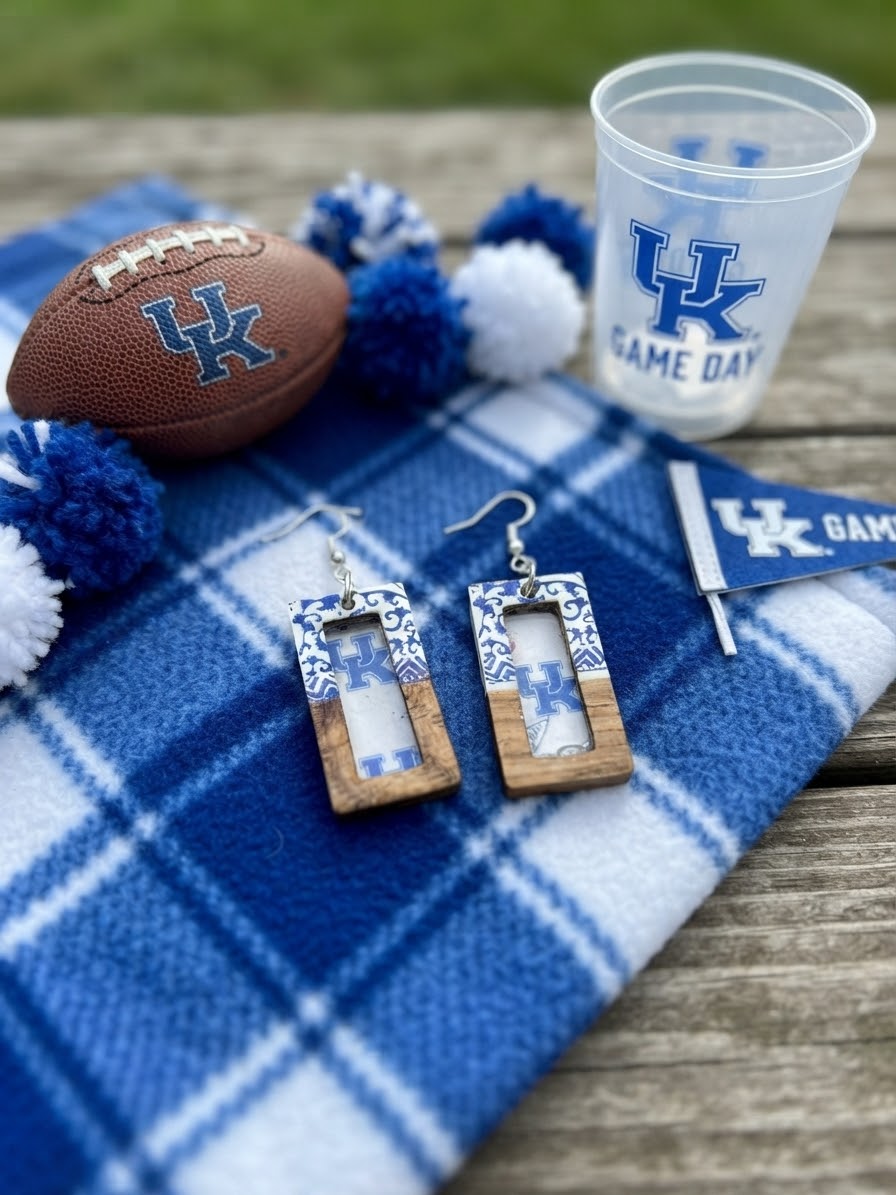 Kentucky Wood Earrings