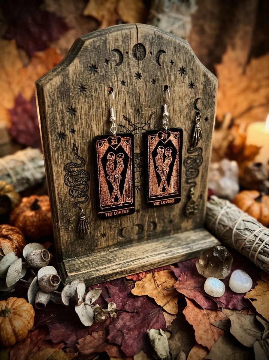 Tarot Card Earrings