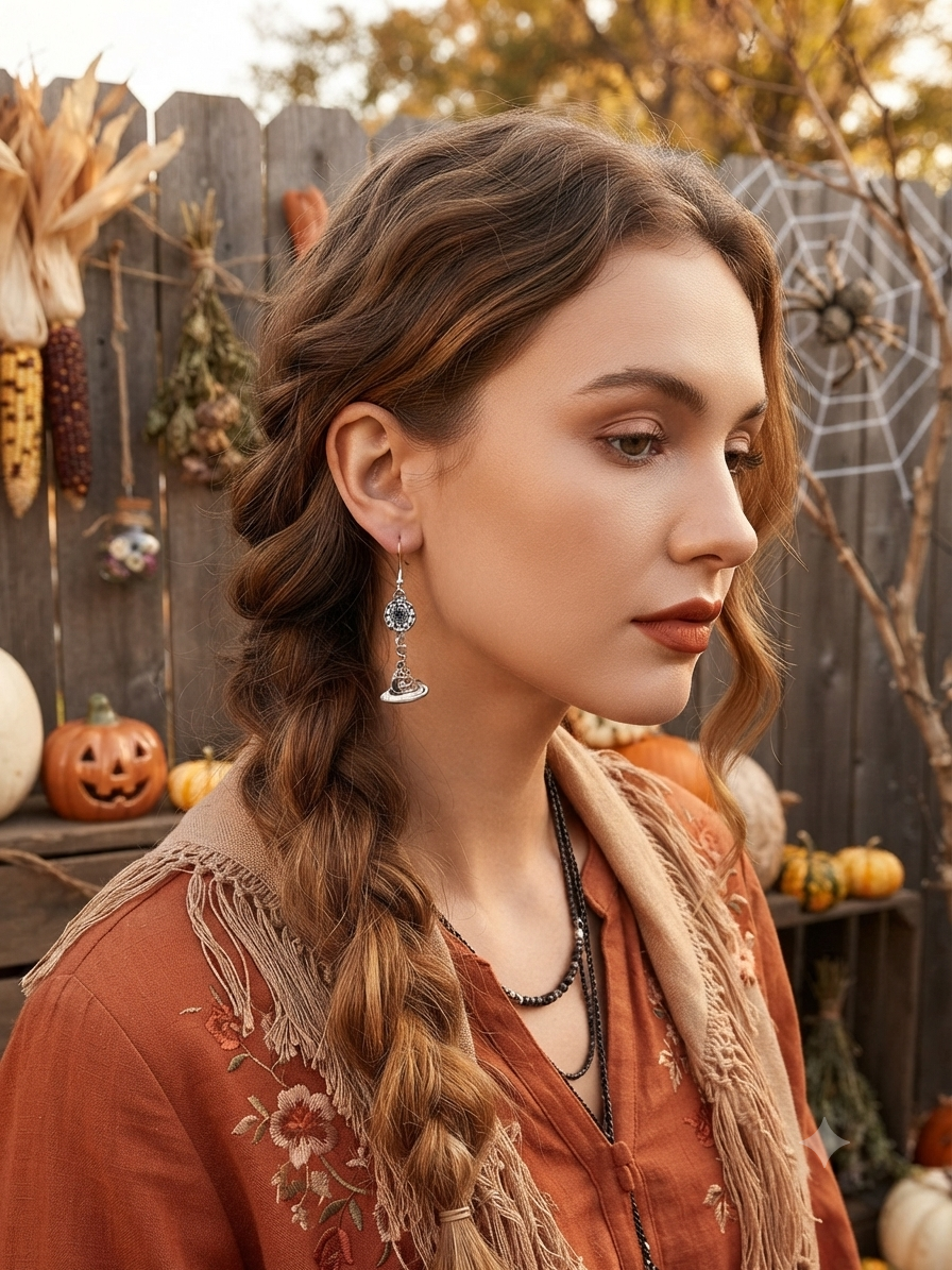 Witch Dangle Earrings