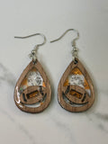 Football Tennessee Dangle Earrings