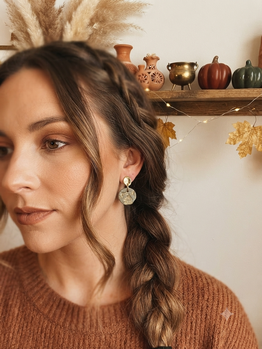 Fall Polymer Clay Earrings