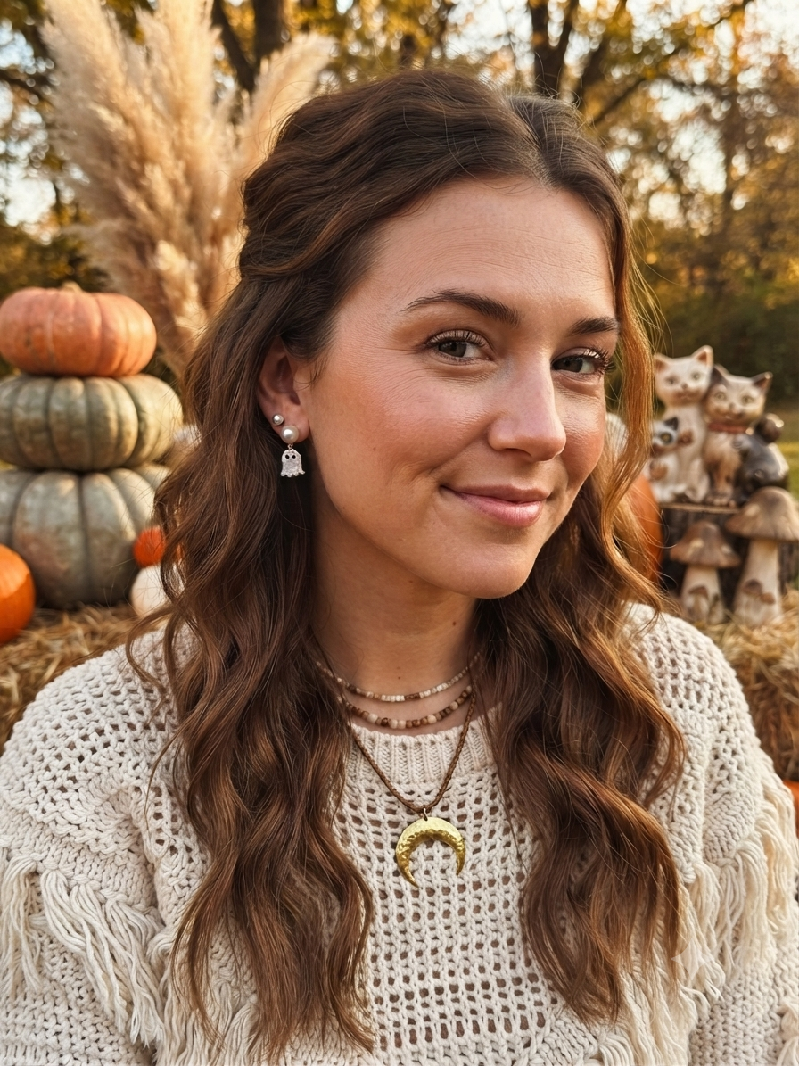 Ghost Pearl Earrings