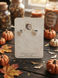 Ghost Polymer Clay Stud Earrings