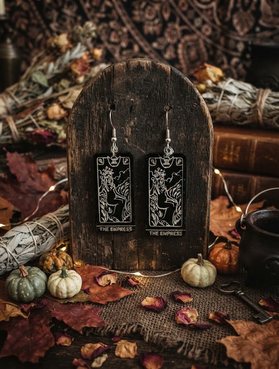 Tarot Card Earrings