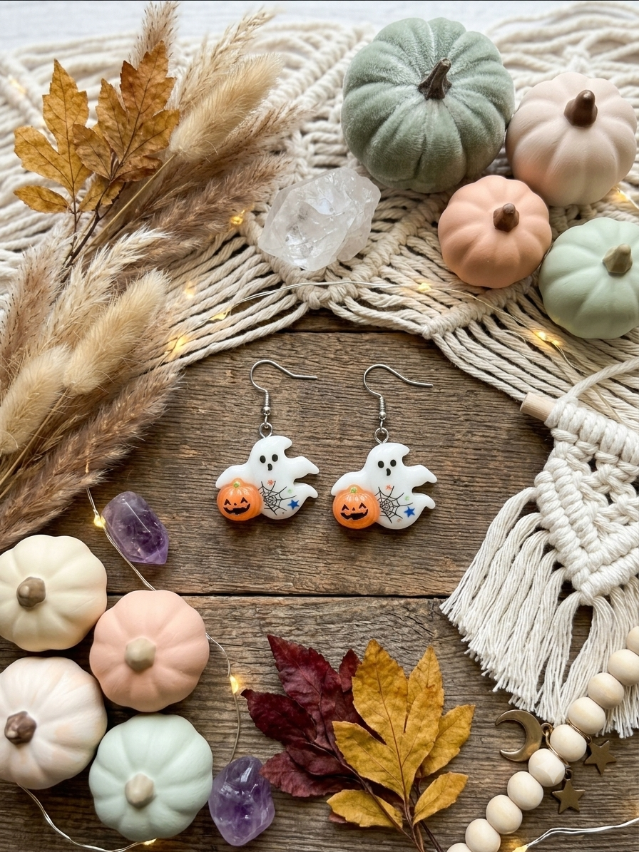Ghost Dangle Earrings