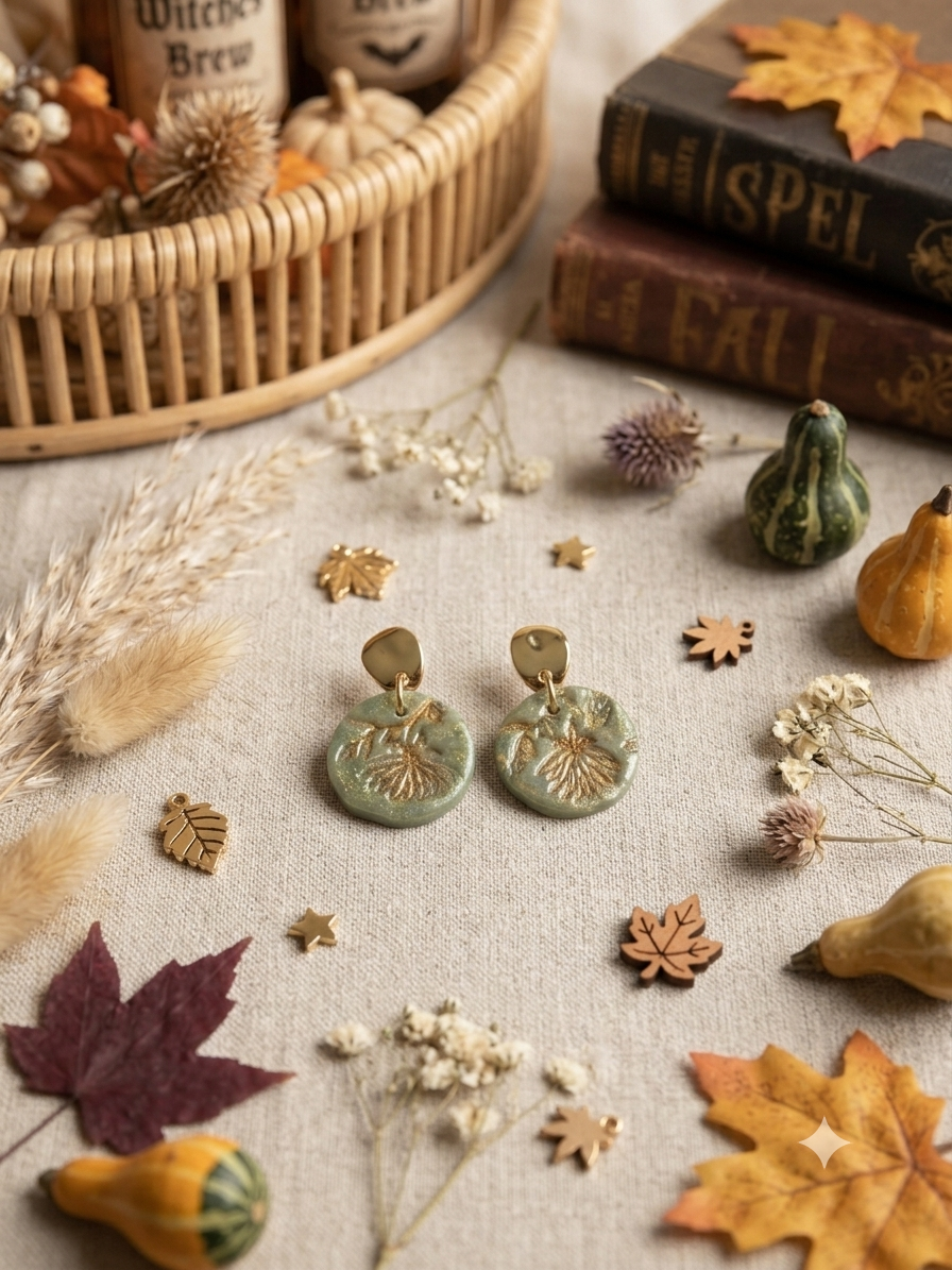 Fall Polymer Clay Earrings