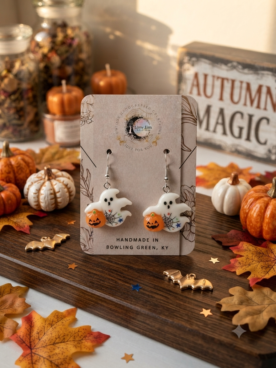 Ghost Dangle Earrings