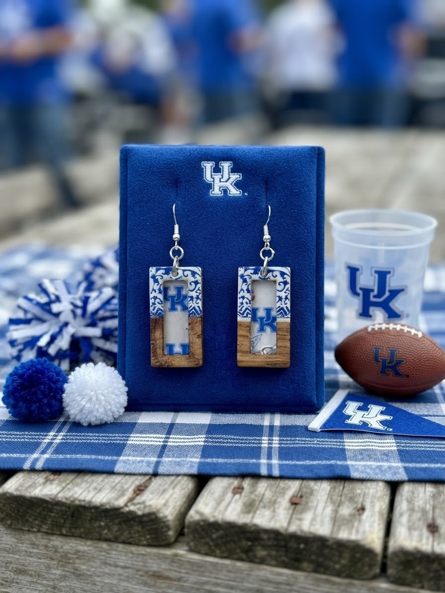 Kentucky Wood Earrings