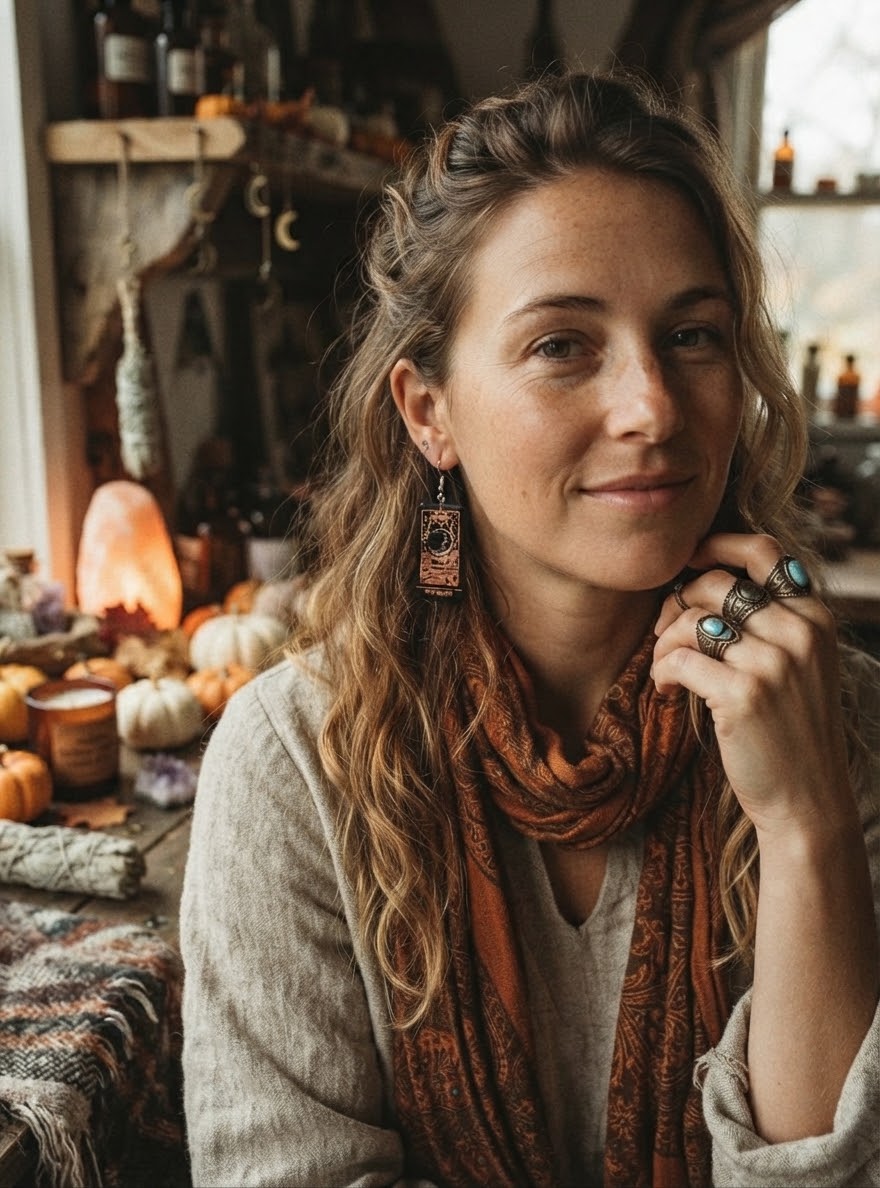 Tarot Card Earrings