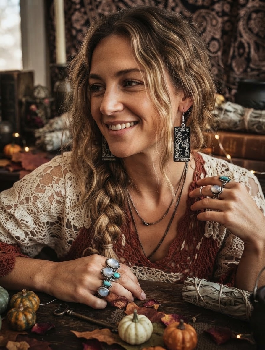 Tarot Card Earrings