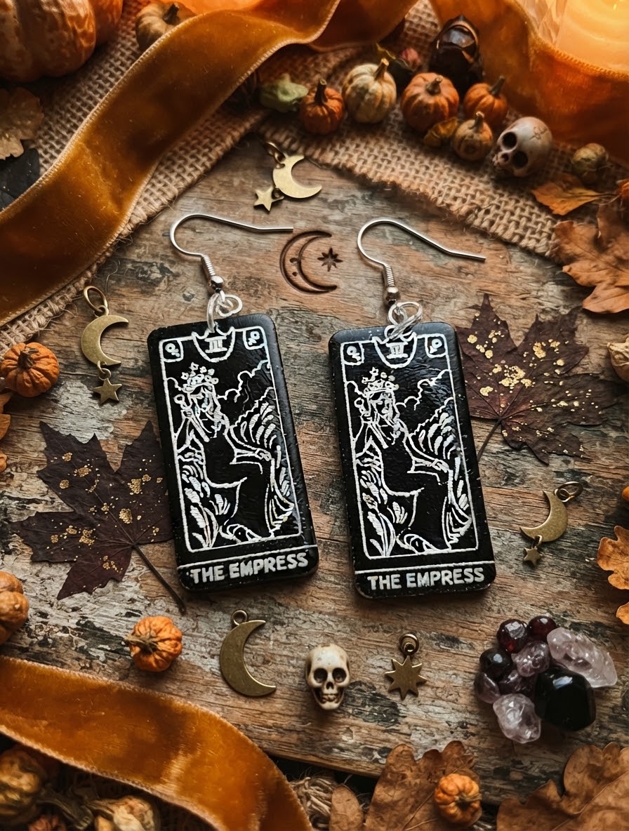 Tarot Card Earrings