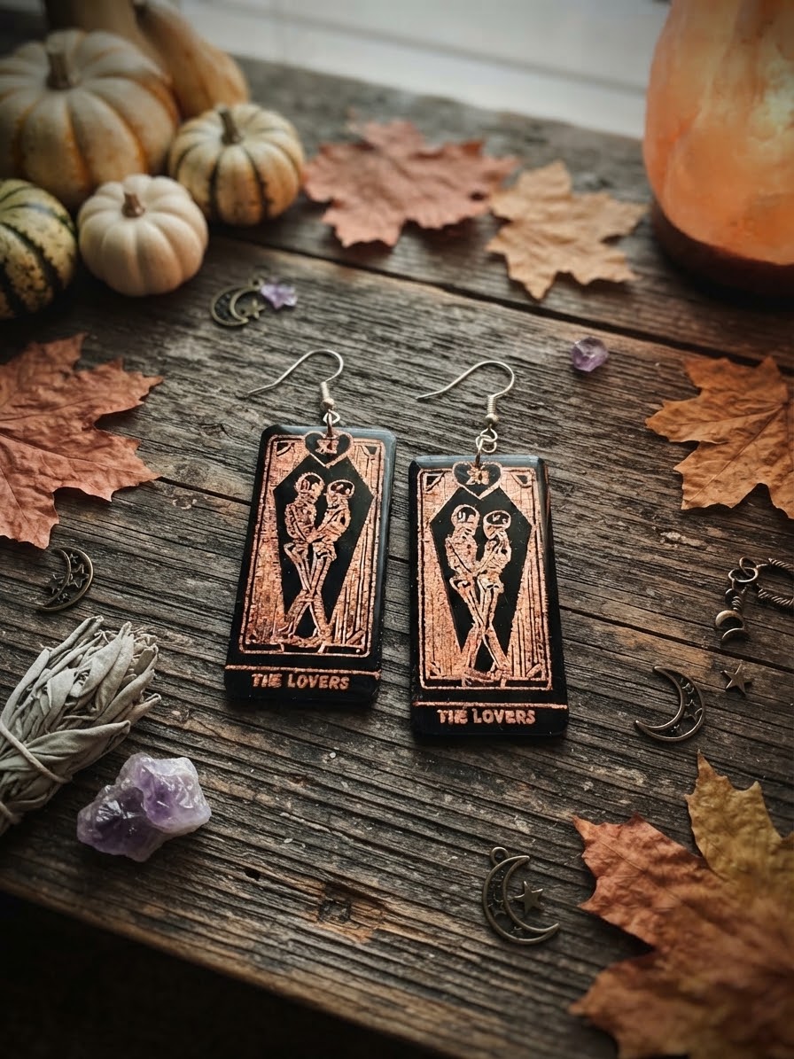 Tarot Card Earrings