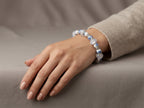 Ceramic glass bead bracelet